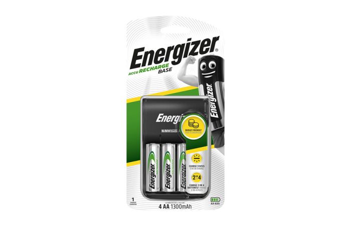 Ładowarka Energizer Base +4AA ACU HR6 UNIV 1300mAh | 7638900435726-dubel Energizer