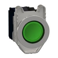 PŁASKI ZIELONY CAP PODŚPRZYCISK LED 24 | XB4FW33B5 Schneider Electric
