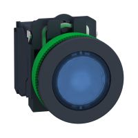 PŁASKI NIEB. NAKŁPRZYCISK LED 230 1NONC | XB5FW36M5 Schneider Electric