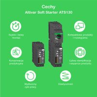 Softstart Altivar ATS130 45A 200 ... 480 VAC napięcie sterowania 24V | ATS130N2D45LT Schneider Electric