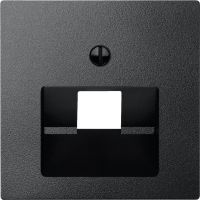 Płytka centralna mechanizmu RJ45, pojedyncza, antracyt, system M | MTN298314 Schneider Electric