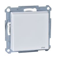 Gniazdo wtykowe Schuko z klapką i przesłoną, IP44, b.śrub., B.A, P, Sys M | MTN2314-0325 Schneider Electric