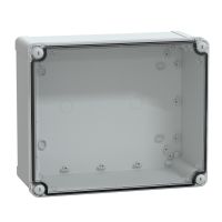 Puszka PC przezroczysta pokrywa wysoka 291x241x128mm Thalassa | NSYTBP292412HT Schneider Electric