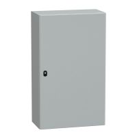 Obudowa Spacial S3D drzwi gładkie z płytą montażową 1000x600x300 (WxSxG) IP66 IK10 RAL7035 | NSYS3D10630P Schneider Electric