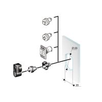 Wkładka kwadratowa zamka 8mm do CRN, PLM, PLA Spacial/Thalassa | NSYTC8CRN Schneider Electric