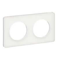 ODACE TOUCH - RAMKA 2-KROTNA (BIAŁA), SZKLANA BIEL | S52P804R Schneider Electric