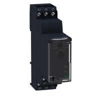 Przekaźnik czasowy z opóźnieniem zakres 0,1s-100h, 24V DC/24-240V AC 2 styki C/O | RE22R2AMU Schneider Electric
