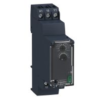 Przekaźnik czasowy interwałowy 24-240V AC/ DC, 0.05s-300h, styk 1C/O 8A Zelio Time | RE22R1HMR Schneider Electric