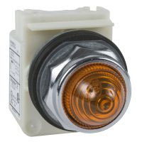 Lampka sygnalizacyjna Fi-30mm BA9s LED 120VAC/DC IP66, pomarańczowa, Harmony 9001K | 9001KP38LYA9 Schneider Electric