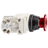 Przycisk grzybkowy podświetlany LED 24V o41 czerwony | 9001SKR9P35LRR Schneider Electric
