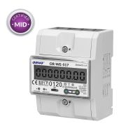 Licznik energii elektrycznej 3-fazowy, 80A, port RS-485, wielotaryfowy, 3 moduły, DIN TH-35mm | OR-WE-517 Orno