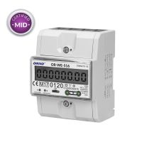 Wskaźnik zużycia energii elektrycznej 3-fazowy 80A, port RS-485, MID, 3 moduły, DIN TH-35mm | OR-WE-516 Orno