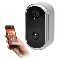 Kamera zewnętrzna bezprzewodowa IP z WiFi komunikacja ze smartfonem z aplikacją Tuya, IP65, interkom | OR-MT-ME-1809 Orno