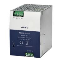 Zasilacz przemysłowy na szynę DIN, 24VDC 20A 480W, obudowa metalowa | OR-PSU-1659 Orno
