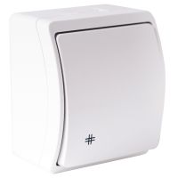 Łącznik krzyżowy n/t AQUATIC IP44 biały (zestaw 10szt) | OR-OE-7103/W/10 Orno