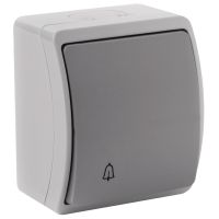 Przycisk dzwonek n/t AQUATIC IP44 szary-grafit (zestaw 10szt) | OR-OE-7104/GR/10 Orno