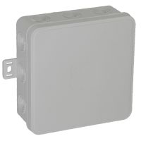 Puszka n/t CLICK IP54 12 przepustów kablowych 100x100x41mm szary (zestaw 32szt) | OR-JB-13804/G/32 Orno