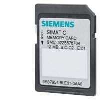 SIMATIC S7, memory cards for S7-1x00 CPU/SINAMICS, 3, 3V Flash, 12 MB | 6ES7954-8LE04-0AA0 Siemens