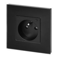 Gniazdo podtynkowe pojedyncze Tuya Smart Wi-Fi, czarne | OR-SH-17205/B Orno