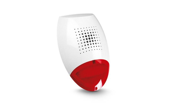 Sygnalizator zewnętrzny akust-opt, śwatło czerwone LED, SP-500 R | SP-500 R Satel