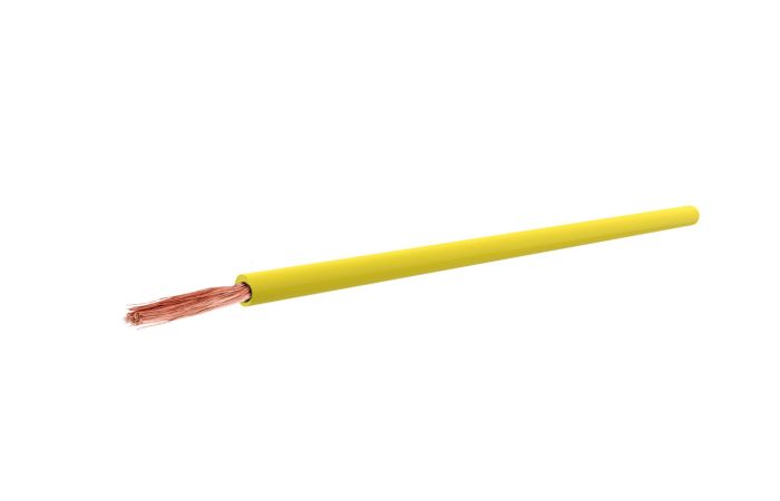 Przewód instalacyjny H07V-K (LGY) 2,5 450/750V żółty /100m/ KRĄŻEK | N032024 Eupen