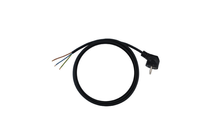 Przewód przyłączeniowy z/u w izolacji gumowej, z zalewaną wtyczką UNISCHUKO, przewód 3m 3x1,5mm2 | PZ1,5-03-G Elgotech