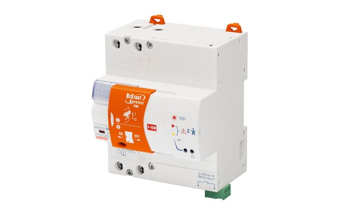 Restart z autoresetem PRO połączony z wyłącznikiem r&oacute;żnicowoprądowym 2P 25A TYP A | GW90901N Gewiss
