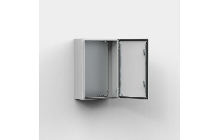 Obudowa metalowa n/t 1000x600x260 IP66 z płytą montażową drzwi pojed. RAL7035 MAS1006026R5 | MAS1006026R5 Hoffman (Eldon)