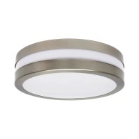 Plafon JURBA DL-218O E27 IP44 2 x max 18W nikiel satynowy | 8980 Kanlux