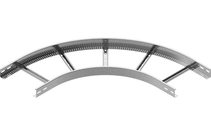 Łuk drabinki 90st. LDC600H60N, gr.blachy 2,0 mm | 466960 Baks