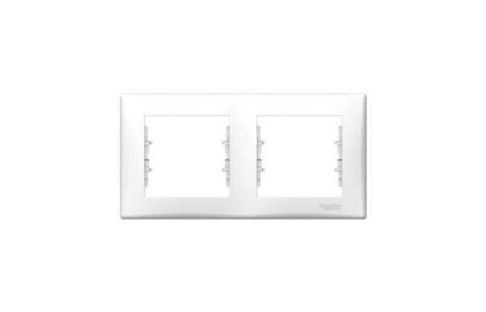 Ramka podwójna pozioma biała, Sedna | SDN5800321 Schneider Electric
