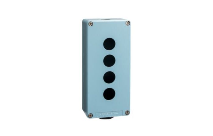 Pusta kaseta sterująca 4 otwory Fi-22mm 80x175mm cynkowana Harmony XAP | XAPM3504 Schneider Electric