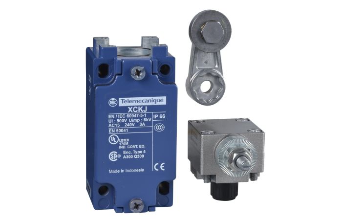 Wyłącznik krańcowy XCKJ dźwignia z rolką stalową 1NC+1NO migowe , dławik Pg 11 | XCKJ10513 Telemecanique Sensors