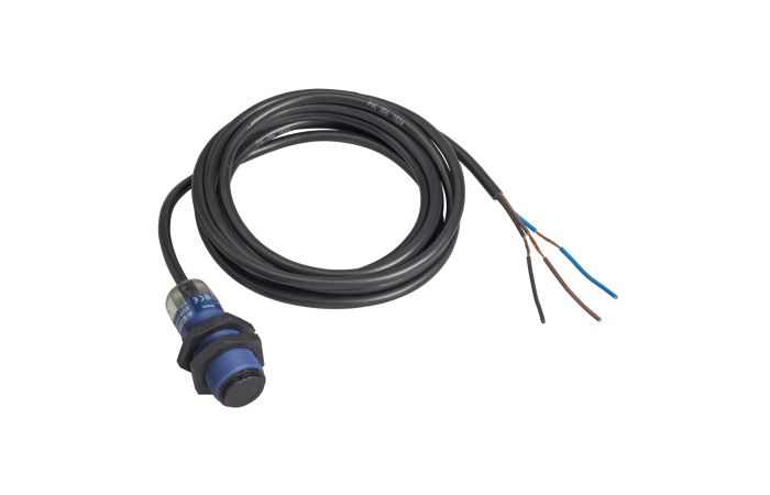 Czujnik fotoelektryczny M18 z wyjściem PNP 1NO 12-24V DC, kabel 5m | XUB5APANL5 Telemecanique Sensors