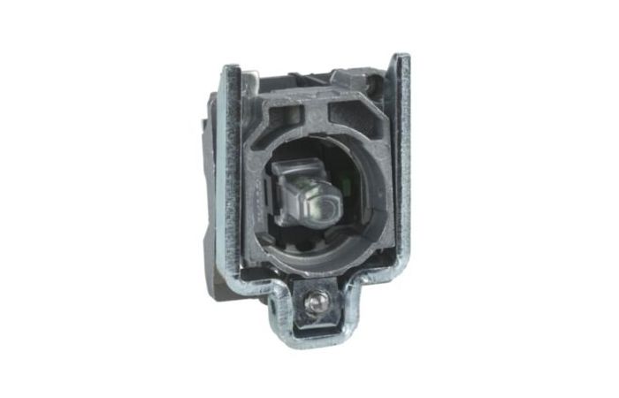 Korpus przycisku LED 24V zielony metalowy, styk 1NO+1NC Harmony XB4 | ZB4BW0B35 Schneider Electric