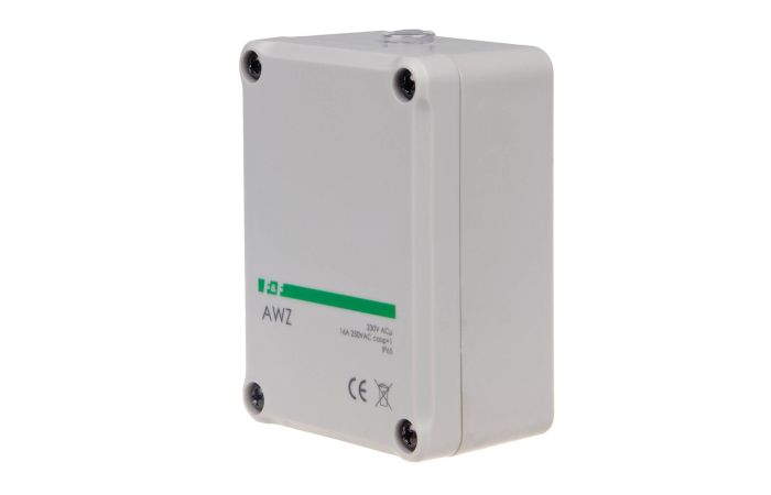Automat zmierzchowy AWZ, 16A 230VAC z wewnętrznym czujnikiem światłoczułym, IP65 | AWZ F&F