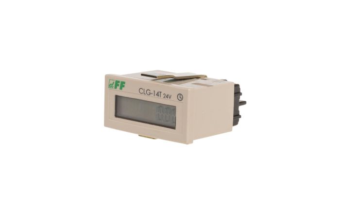 Licznik czasu pracy panelowy bez resetu CLG-14T 24V | CLG-14T-24V F&F