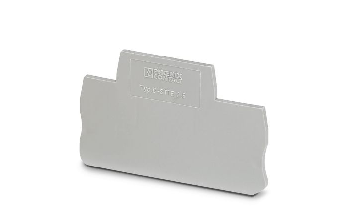 Pokrywa zamykająca D-STTB 2,5, szara | 3030459 Phoenix Contact