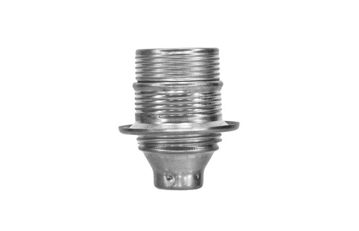 Oprawka metalowa ON20 z kołnierzem, Fi 38mm, E27, 4A, 250V AC | D.ON20 Pawbol