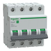 Wyłącznik nadprądowy 4P C 63A 6kA, Easy9 Pro EZ9F-C63-4 | EZ9F57463 Schneider Electric