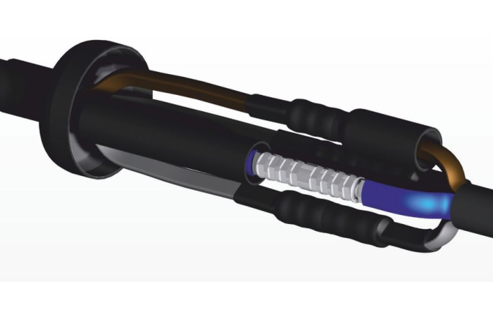 Mufy przelotowe 0,6/1 kV do 4 żyłowych kabli o izolacji polimerowej ZRM-2/JLP-CX4 35-70 | WMEJA0I040HJ0001 Radpol