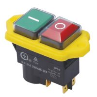 Wyłącznik bezpiecznikowy SSTM-04 ziel/czer ramka żółta | SSTM-04 Tracon