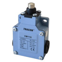 Wyłącznik krańcowy, z trzpieniem metalowa obudowa 2xCO, 3A/250V AC, IP65 | VM110 Tracon