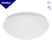 Plafon PIRES ECO DL-25O czujnik ruchu E27 IP44 max 25W biały | 19000 Kanlux
