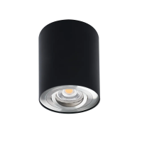 Oprawa sufitowa natynkowa BORD DLP-50-SR/B regulowana kolor czarny/srebrny 1XGU10 | 22558 Kanlux