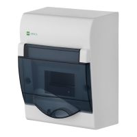 Rozdzielnica n/t RN 1x12+2 PE+N IP40 drzwi dymne 171x225x116 mm GREEN BOX | 2351-01 Elektro-Plast Nasielsk