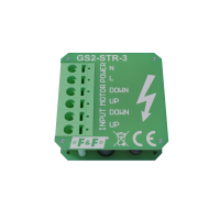 moduł elektroniki sterownika roletowego do panela szklanego, 230V AC | GS2-STR-3 F&F