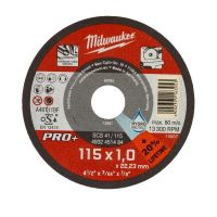 Tarcza do cięcia metalu, płaska PRO+, 115x1,5x22,2 | 4932451485 Milwaukee