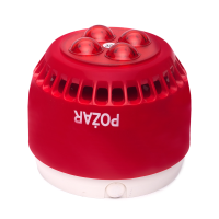 Sygnalizator akustyczno-optyczny z zespołem diod LED, 3 metry | Sygnalizator SA-K7N/3m W2 Poland