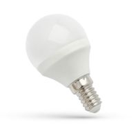 Lampa LED 6W 520lm 3000K WW E14 kulka matowa ciepła biała | WOJ+13022 Wojnarowscy